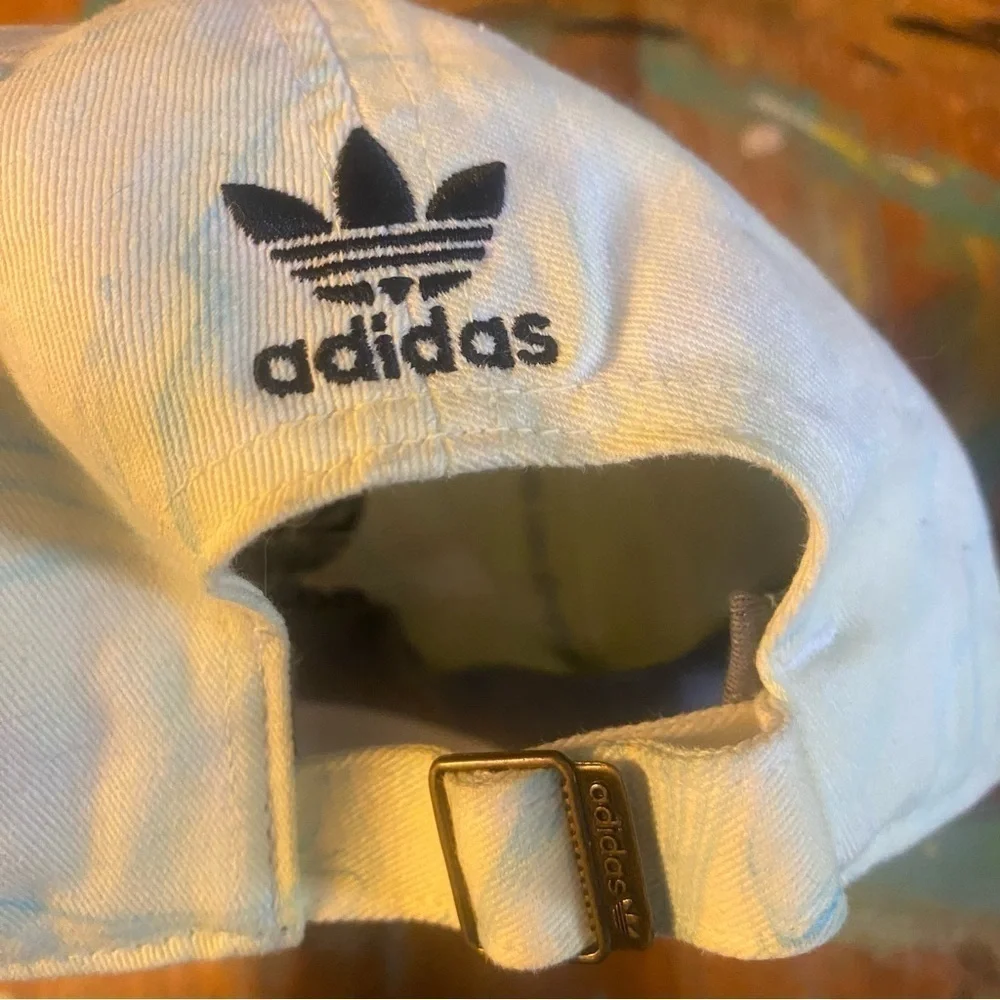adidas Original Relaxed Strapback Cap Ambient Sky Blue/Pulse Yellow DISCONTINUED
